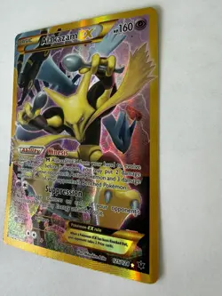 2016 Secret Rare - Alakazam EX 125/124 XY Fates Collide Holo Pokemon Card NM - Image 5