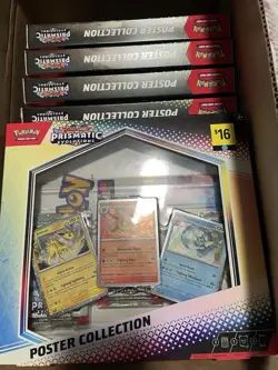 Pokemon TCG SV Prismatic Evolutions Poster Collection Box x12 - Image 1