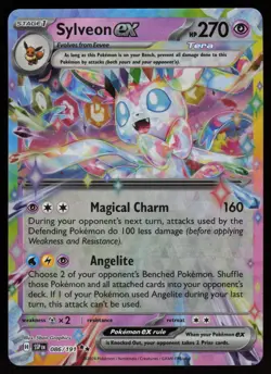 SYLVEON EX 086/191 DOUBLE RARE SURGING SPARKS POKEMON NM/M - Image 1