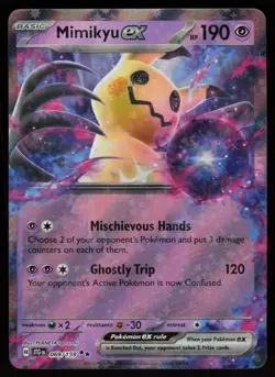 MIMIKYU EX 069/159 DOUBLE RARE JOURNEY TOGETHER POKEMON NM/M - Image 1