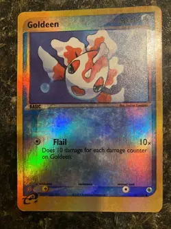 Pokemon Goldeen 55/109 EX Ruby & Sapphire Reverse Holo Never Played - Near Mint - Image 1