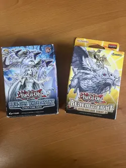 Yugioh Structure Deck Blue-Eyes White Destiny + Realm of Light - Image 1
