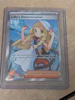 Lillie’s Determination 169/132 English Pokemon TCG Near Mint - Image 1