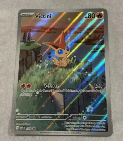 Pokemon TCG Victini SVP 208 Promo Illustration Rare NM - Image 2