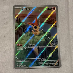Pokemon TCG Victini SVP 208 Promo Illustration Rare NM - Image 3