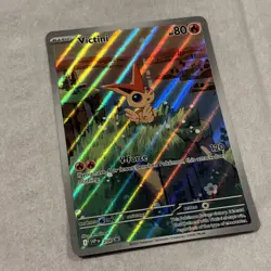 Pokemon TCG Victini SVP 208 Promo Illustration Rare NM - Image 4