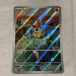 Pokemon TCG Victini SVP 208 Promo Illustration Rare NM - Image 5