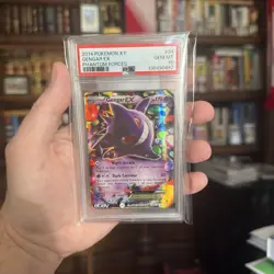 2014 Pokemon XY Phantom Forces #34 Gengar EX PSA 10 GEM MINT - Image 1
