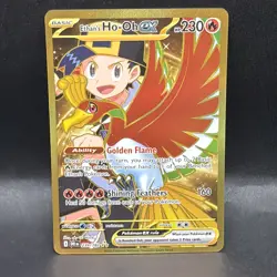 Pokemon TCG Ethan's Ho-Oh ex 239/182 Hyper Rare Full Art Holo - Image 1