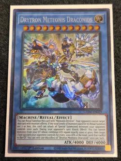 Yugioh Drytron Meteonis Draconids GEIM-EN029 Collector Rare 1st Ed NM - Image 1