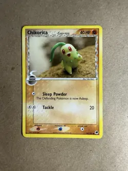 Pokemon TCG Chikorita Delta Species 44/101 Dragon Frontiers Regular LP - Image 1