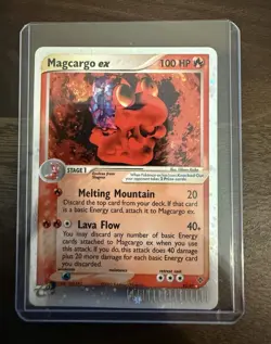 Magcargo ex 95/97 Dragon Holo Ultra Rare 100 HP Stage 1 English Pokemon TCG - Image 1