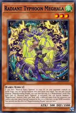 Yugioh Radiant Typhoon Meghala DOOD-EN012 1st Edition Super Rare NM Presale - Image 1