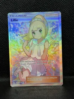 Pokemon Lillie Trainer 151/156 2018 TCG Ultra Prism Full Art - Image 1