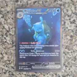Pokemon Blastoise ex 200/165 Scarlet & Violet 151 EX Holo Special Illustration … - Image 1