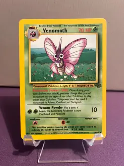 Venomoth 29/64 Rare Jungle 1999 Pokemon TCG NM - Image 1
