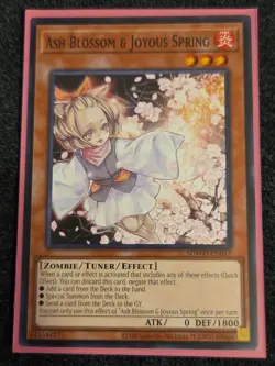 1X NM Ash Blossom & Joyous Spring - SDWD-EN017 - Common - yugioh - Image 1