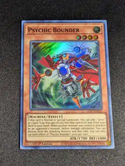Yugioh - Psychic Bounder LED7-EN032 1st Edition Super Rare NM - Image 1