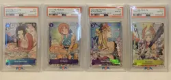 One Piece Nami Boa Maria Yamato Illustration Box Vol 1 & 2 Sequential Set PSA 10 - Image 2