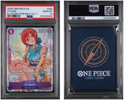 One Piece Nami Boa Maria Yamato Illustration Box Vol 1 & 2 Sequential Set PSA 10 - Image 5