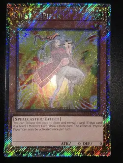 Yugioh! Mystic Piper - RA04-EN005 - Platinum Secret Rare - 1st Edition Near Mint - Image 1