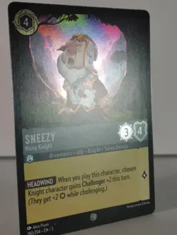 Sneezy - Shimmering Skies - 180/204 - Lorcana TCG - Foil - Common - Image 4