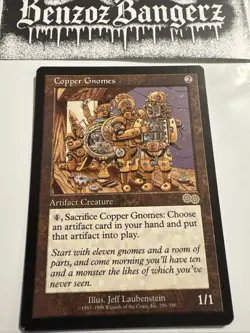Copper Gnomes Card 291/350 Urza's Saga USG MTG Lp - Image 1