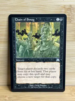 MTG Chain of Smog #132 The List - Onslaught Magic the Gathering Card NM - Image 1