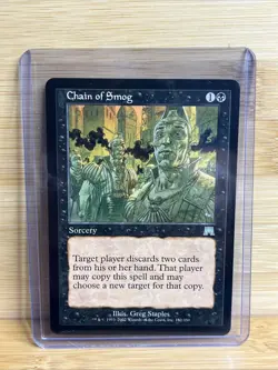 MTG Chain of Smog #132 The List - Onslaught Magic the Gathering Card NM - Image 3