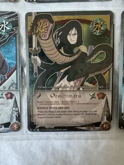 Naruto CCG Foil Collectible Card Game Orochimaru Foil Card lot 1 - Image 1
