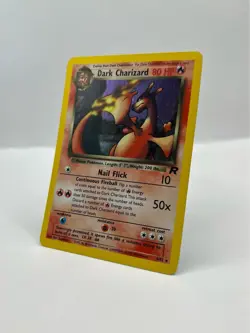 Pokemon Card - 4/82 Dark Charizard Light Play Holo Team Rock (Read Description!) - Image 3