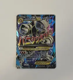 Pokemon XY Breakthrough M Mega Mewtwo EX Full Art MP/LP Card 159/162 - Image 2