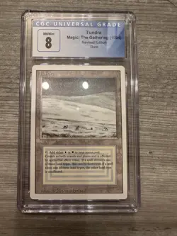 CGC 8 Tundra - Dual Land - Revised - 1994 Magic the Gathering Trading Card MTG - Image 1