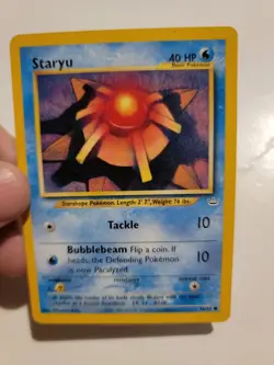 STARYU - 1st Edition Neo Revelation - 56/64 - Common - Pokemon Card - Vintage - Image 1