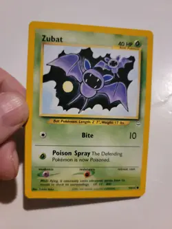 Zubat 59/64 Neo Revelation Set COMMON Pokemon Card Vintage 2000 - Image 1