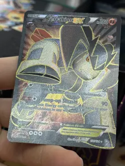 Terrakion EX 121/124 Dragons Exaulted 2012 Full Art Holo Rare Pokemon Card TCG - Image 5