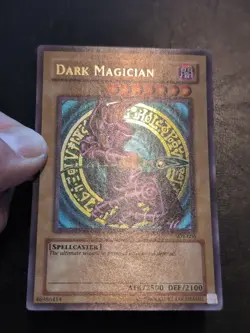Yu-Gi-Oh! ULTRA RARE CARD DARK MAGICIAN SDY-006 FOIL BLEED ERROR VLP - Image 2