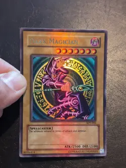Yu-Gi-Oh! ULTRA RARE CARD DARK MAGICIAN SDY-006 FOIL BLEED ERROR VLP - Image 3