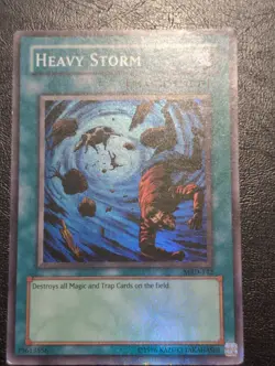 Yu-Gi-Oh! SUPER RARE CARD HEAVY STORM MRD-142 1996 VINTAGE PRINT FOIL BLEED MP - Image 1