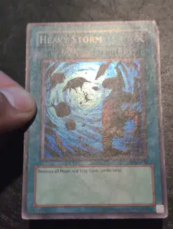 Yu-Gi-Oh! SUPER RARE CARD HEAVY STORM MRD-142 1996 VINTAGE PRINT FOIL BLEED MP - Image 2