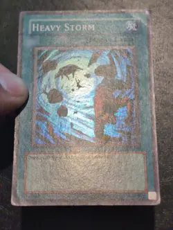 Yu-Gi-Oh! SUPER RARE CARD HEAVY STORM MRD-142 1996 VINTAGE PRINT FOIL BLEED MP - Image 3