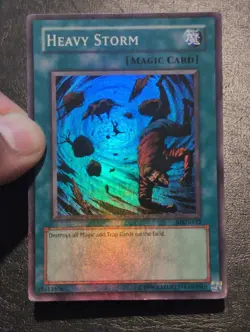 Yu-Gi-Oh! SUPER RARE CARD HEAVY STORM MRD-142 1996 VINTAGE PRINT FOIL BLEED MP - Image 5