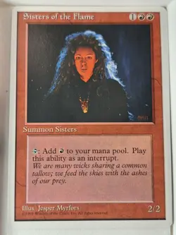 Sisters of the Flame - 4th Edition Core Set - Magic the Gathering MTG Nice! - Image 1