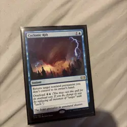 MTG Magic the Gathering Cyclonic Rift (47/503) Double Masters NM Free P&P - Image 1