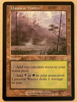 MTG Llanowar Wastes - Apocalypse - NM - Magic the Gathering - Image 1