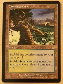 MTG Singles - Yavimaya Coast - Apocalypse, Rare, 2001, 143/143 - Image 1