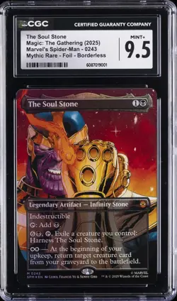 THE SOUL STONE (Borderless) CGC 9.5 2025 MAGIC: THE GATHERING #0243 - Image 1