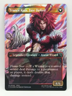 Kuja, Genome Sorcerer 0544 NM Borderless Surge Foil Final Fantasy MTG - Image 2