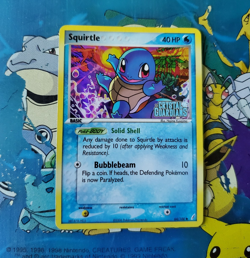 Pokemon TCG Squirtle 64/100 EX Crystal Guardians Reverse Holo - Image 1