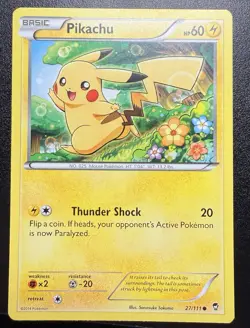 Pikachu 27/111 Regular XY Pokemon Furious Fists - Image 3